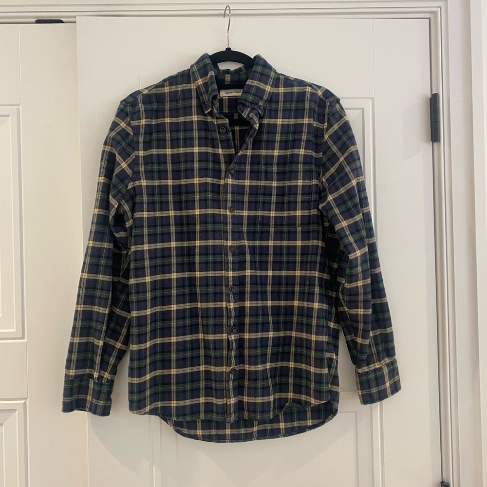 Men's Plaid Button-Down Shirt